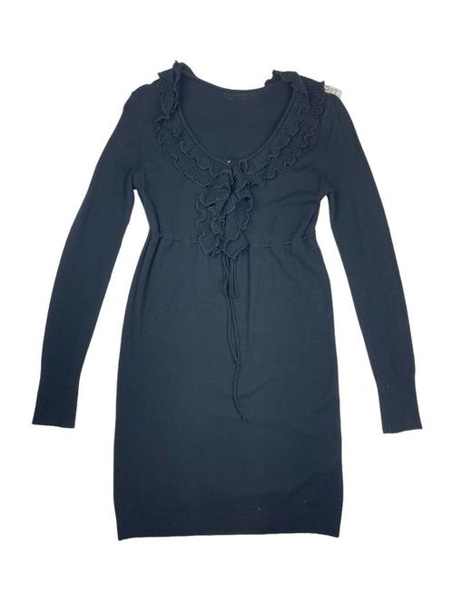 Vintage jurk (40% wol, 10% kasjmier, 5% zijde) Maat M, Kleding | Dames, Jurken, Zo goed als nieuw, Ophalen of Verzenden