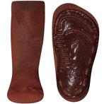 Antislip sokken Effen Bruin-31/34 NIEUW, Jongen of Meisje, Nieuw, Ophalen of Verzenden, Ewers