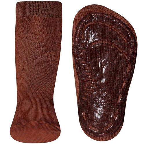 Antislip sokken Effen Bruin-31/34 NIEUW, Kinderen en Baby's, Kinderkleding | Schoenen en Sokken, Nieuw, Ophalen of Verzenden