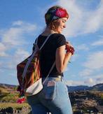 Winter sky hoofdband, oorwarmers, earband van alpaca wol, Kleding | Dames, Nieuw, Verzenden