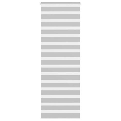 vidaXL Zebra rolgordijn 85x200 cm stofbreedte 80,9 cm, Huis en Inrichting, Stoffering | Gordijnen en Lamellen, Grijs, Nieuw, Verzenden