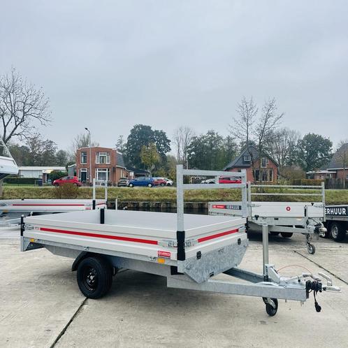 VDM Plateauwagen 310x158 1500KG - Geremd, Auto diversen, Aanhangers en Bagagewagens, Nieuw, Ophalen of Verzenden