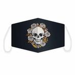 Mondkapje - Schedel en rozen NIEUW, Ophalen of Verzenden, Nieuw