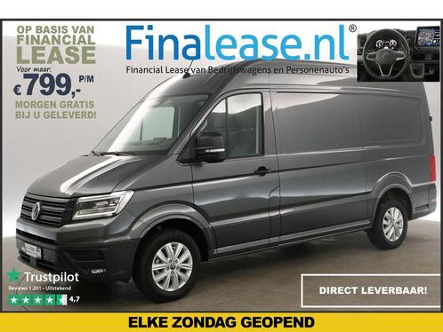 Volkswagen Crafter 30 2.0 TDI Exclusive L3H3 NIEUW €799pm, Auto's, Bestelauto's, Lease, Automaat, Diesel, Volkswagen, Zilver of Grijs