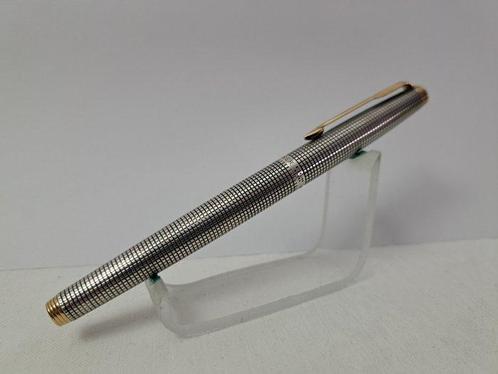 Parker - 75 Cisele Silver Sterling 14K gold nib - Zonder, Verzamelen, Pennenverzamelingen