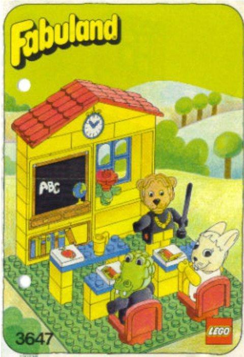 Lego Set - 3647 - Fabuland - School Room - SHIPPING 10, Kinderen en Baby's, Speelgoed | Duplo en Lego