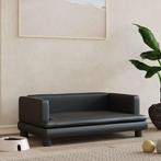 vidaXL Hondenmand 80x45x30 cm kunstleer zwart, Dieren en Toebehoren, Verzenden, Nieuw