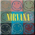 Nirvana - Distressed Smiley Blocks Magneet off. merchandise, Verzamelen, Ophalen of Verzenden, Nieuw, Gebruiksvoorwerp