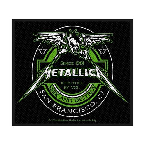 Metallica Beer Label Patch officiële merchandise, Verzamelen, Muziek, Artiesten en Beroemdheden, Kleding, Nieuw, Ophalen of Verzenden