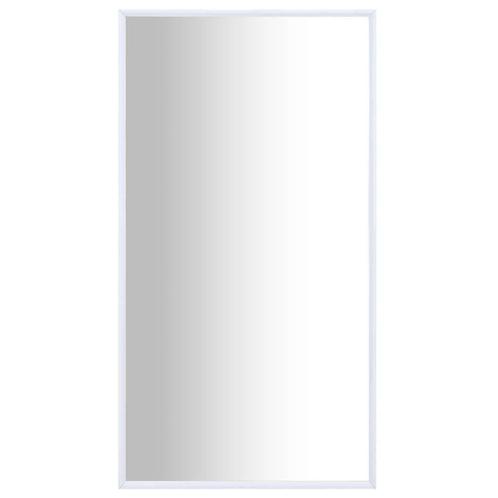 vidaXL Spiegel 100x60 cm wit, Huis en Inrichting, Woonaccessoires | Spiegels, Nieuw, Verzenden