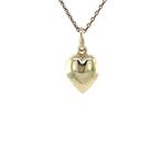 Gouden vintage hart hanger 14 krt, Sieraden, Tassen en Uiterlijk, Kettinghangers, Ophalen of Verzenden, Nieuw