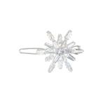 Haarspeld Haarclip 3cm - Ster Facet Steentjes - Zilver, Nieuw