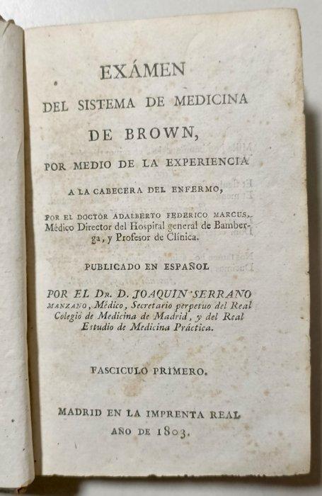 Adalberto Federico Marcus / Joaquín Serrano - Exámen del, Antiek en Kunst, Antiek | Boeken en Bijbels