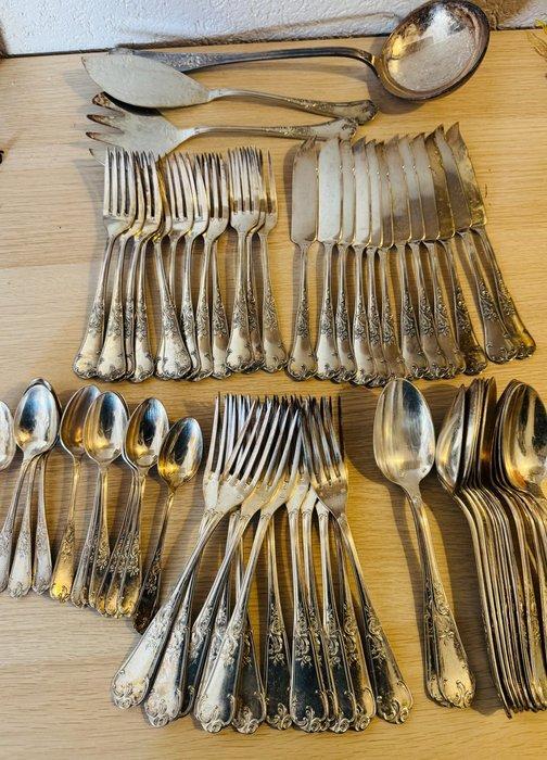 WMF - Tafelservies voor 12 (72) - Verzilverd, Antiek en Kunst, Antiek | Meubels | Tafels