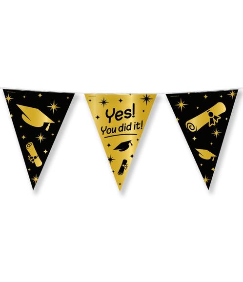 Geslaagd Slinger You Did It 10m, Hobby en Vrije tijd, Feestartikelen, Nieuw, Verzenden