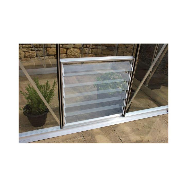 Halls louvreraam 6L, 610x610mm veiligheidsglas - blank, Tuin en Terras, Kweekspullen, Nieuw, Verzenden