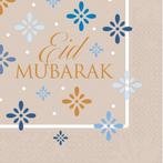 Servetten Eid Ramadan 33cm 16st, Hobby en Vrije tijd, Feestartikelen, Verzenden, Nieuw