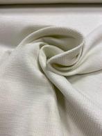 Stof met perzikkleur, ribstructuur, roomwit. - Meubelstof -