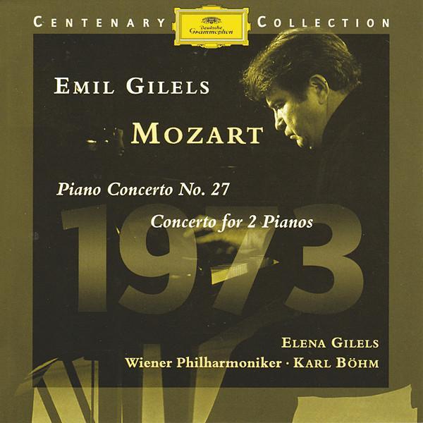cd - Mozart - Emil Gilels, Elena Gilels, Cd's en Dvd's, Cd's | Overige Cd's, Zo goed als nieuw, Verzenden