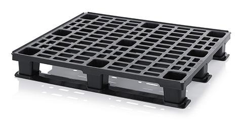 Lichtgewicht plastic pallet 120x100 met 3 sledes, Zakelijke goederen, Kantoor en Winkelinrichting | Magazijn, Stelling en Opslag