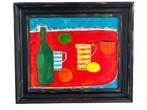 Stephen C Shovlar (1959) - Bottle, jug, bowl, mug and fruit, Antiek en Kunst