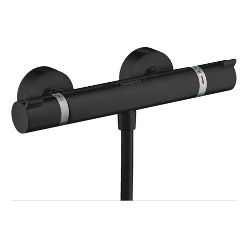 Opbouw Douchethermostaat Ecostat Comfort Hansgrohe Mat Zwart, Doe-het-zelf en Verbouw, Sanitair, Kraan, Nieuw, Ophalen of Verzenden