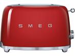 Smeg TSF01RDEU - Broodrooster - 950W 2 sleuven 6, Verzenden, Zo goed als nieuw