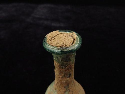 Oud-Romeins Glas Parfum/Zalf Fles - 7.5 cm (Zonder, Antiek en Kunst, Antiek | Overige Antiek