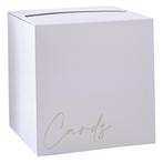 Bruiloft Enveloppendoos Wit Cards 25cm, Hobby en Vrije tijd, Verzenden, Nieuw