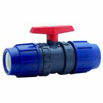 Cepex pe kogelkraan, 2x klem-16 mm, Doe-het-zelf en Verbouw, Verzenden, Nieuw