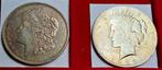 Verenigde Staten. 1 Dollar 1921, 1923/ Lot of 2  (Zonder