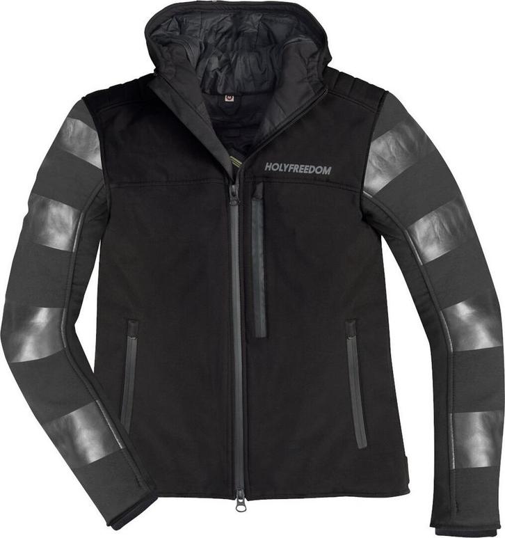 HolyFreedom Prison Softshell Zwart Textiele Motorjas, Motoren, Kleding | Motorkleding, Heren, Nieuw met kaartje, Jas | textiel