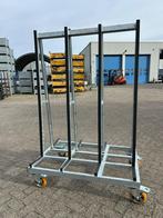 Nieuwe glasbok dubbelzijdig met wielen, glasbok dubbelzijdig, Ophalen, 100 cm of meer, 60 cm of meer, Overige typen