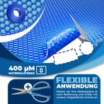 KESSER® Zwembad zonnezeil - Afdekzeil - Ø488cm - Blauw, Verzenden, Nieuw