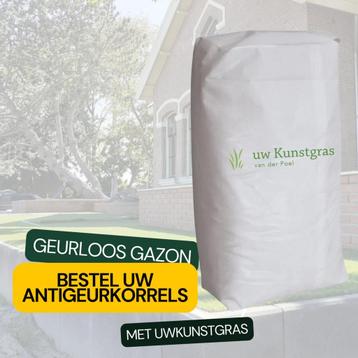 Altijd een fris en geurloos gazon met anti-geurkorrels beschikbaar voor biedingen