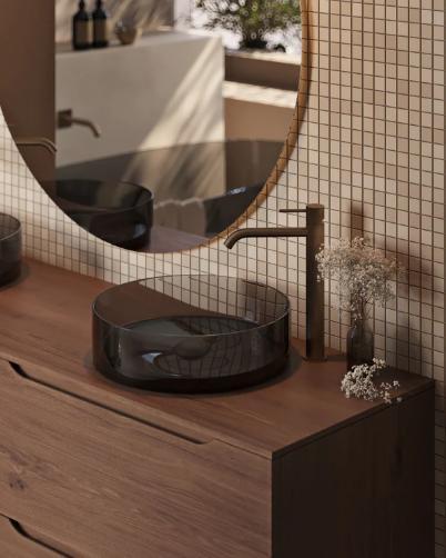 Mastello transparante waskom Legend zwart - 36 cm, Doe-het-zelf en Verbouw, Sanitair, Overige typen, Nieuw, Ophalen of Verzenden