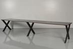 Vergadertafel Solidesk - Zebrano blad - 400 x 80 cm, Ophalen of Verzenden, Nieuw in verpakking
