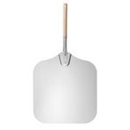 Pizzaschep | Oppervlak 405x405mm | Hout/Aluminium (Dicht) |, Verzenden, Nieuw in verpakking