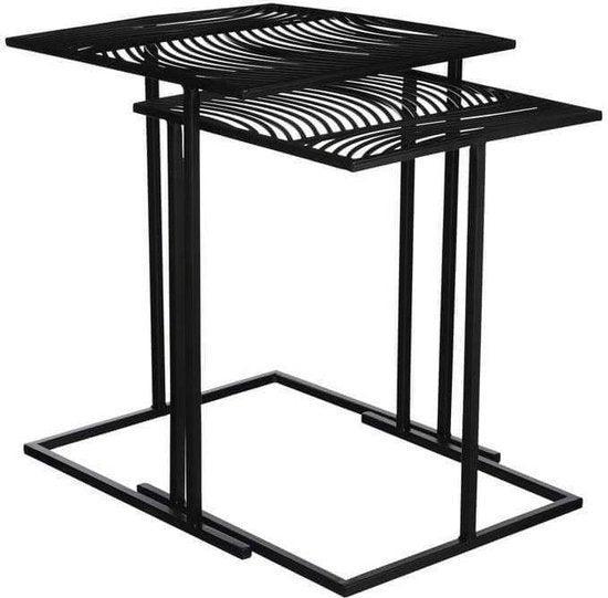 2dekans | Mica Decorations - Otilia Bijzettafel - Set van 2, Huis en Inrichting, Tafels | Bijzettafels, Zo goed als nieuw, Ophalen of Verzenden