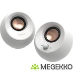 Creative Labs Pebble V3 Wit Bedraad en draadloos 10 W, Computers en Software, Pc speakers, Verzenden, Nieuw, Creative