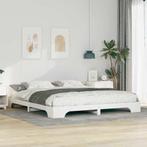 vidaXL Bedframe met opslag Wit 200 x 210 cm Hout, Verzenden, Nieuw, Wit, Hout