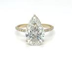 Zonder minimumprijs - Ring - 14 karaat Geel goud - 4.34ct., Nieuw