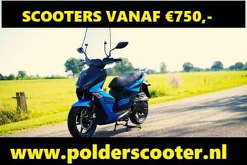 Grootste keus 2e hands scooters vanaf €750,- met Garantie! beschikbaar voor biedingen