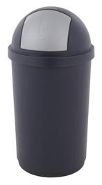 Curver afvalbak Push Bullet 50 liter grijs, Verzenden
