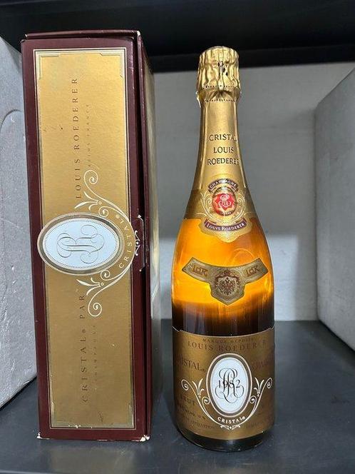 1982 Louis Roederer, Louis Roederer, Cristal - Champagne, Verzamelen, Wijnen