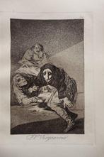 Francisco de Goya (1746-1828)after - Caprichos Blatt #54 :, Antiek en Kunst