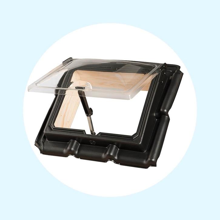 Ubbink PE Dakraam 6 pans Tuile du Nord 395x310, Doe-het-zelf en Verbouw, Glas en Ramen, Nieuw, Verzenden