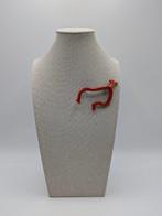 Koraal - Zilver - Broche