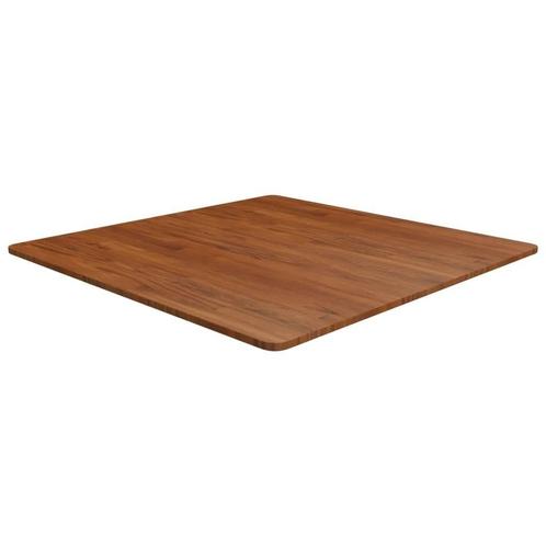 Eiken Tafelblad Vierkant - Donkerbruin - 90x90 - Retourdeal, Huis en Inrichting, Tafelonderdelen, 50 tot 100 cm, Tafelblad, 50 tot 100 cm
