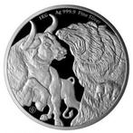 Bear and Bull 1 Kg 2023, Verzenden, Losse munt, Zilver